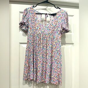 Beautiful flower sun dress